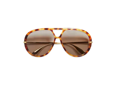 Bottega Veneta Women's Classic Aviator Sunglasses "Brown"
