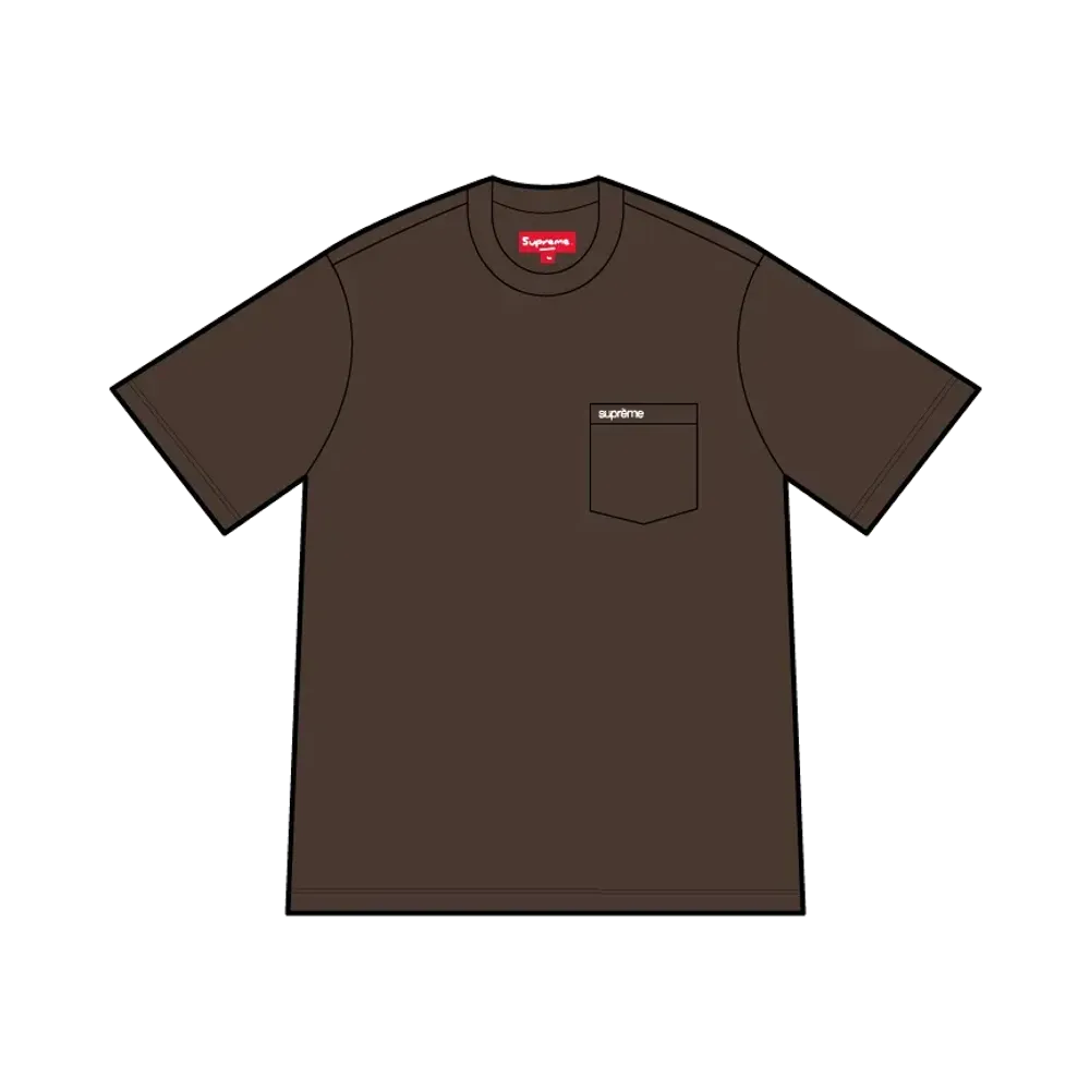 Supreme S/S Pocket Tee "Brown" (25FW)