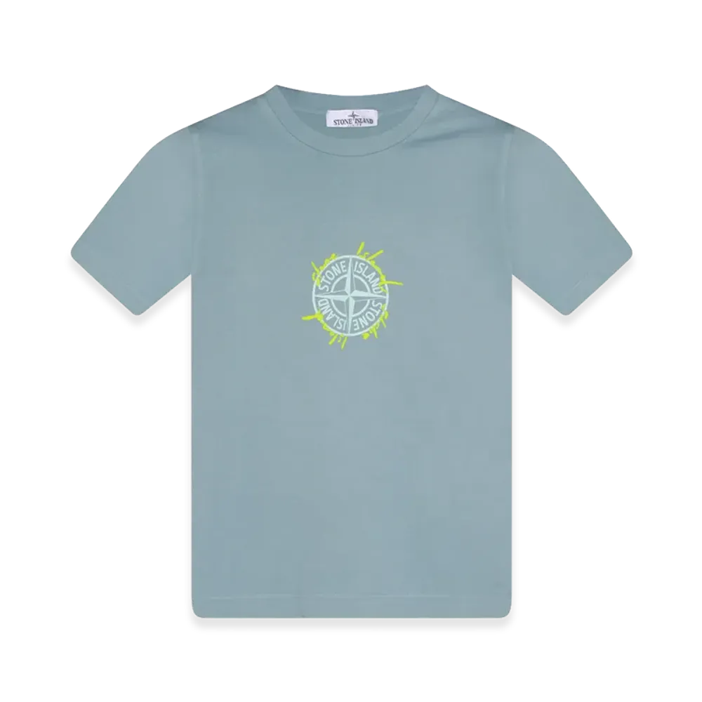 Stone Island Kids T-Shirts "Light Blue"