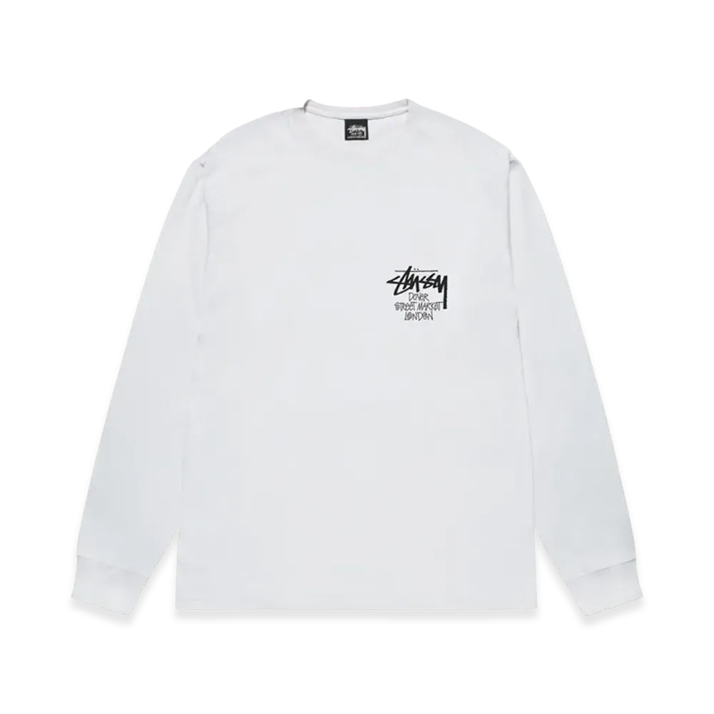 Stussy Stock DSM London LS Tee 2024 "White"