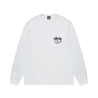 Stussy Stock DSM London LS Tee 2024 "White"