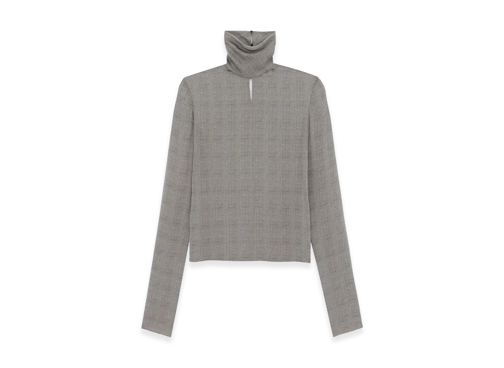 Saint Laurent Women's Shirts "Grey"