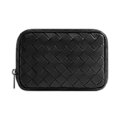 Bottega Veneta Intrecciato Small Organizer "Black"