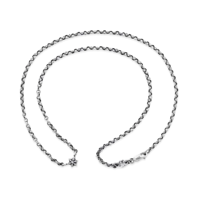 Chrome Hearts Star Necklace Roll Chain "Silver"