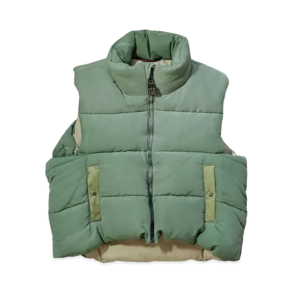 KAPITAL 60/40 Cross Burger-Keel Vest Snow "Smoke Green"