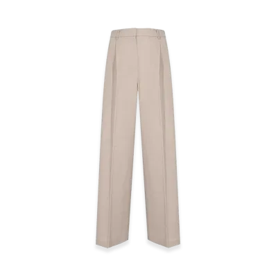 MM6 Maison Margiela Women's Mmlpanno Trousers in Cotton Knit "White"