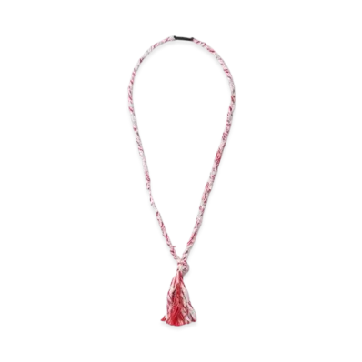 NEIGHBORHOOD JQ Braid Necklace "Red"