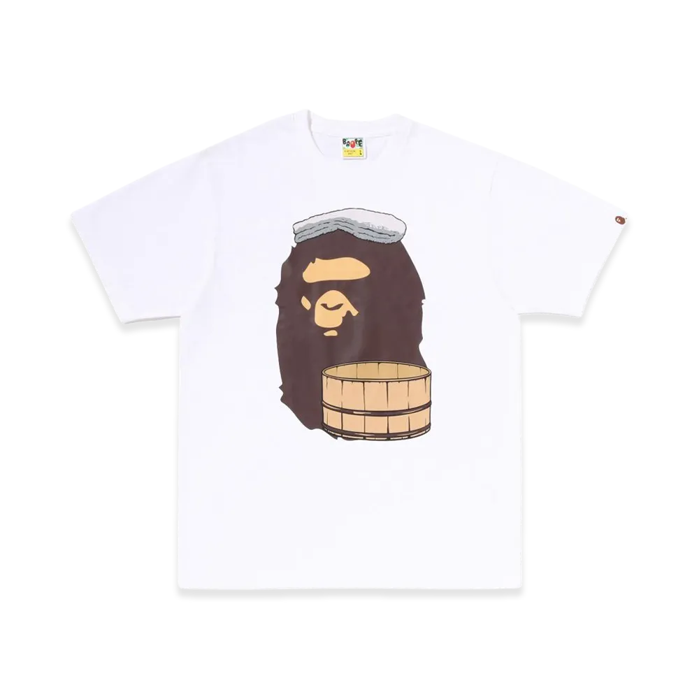 A BATHING APE SENTO Ape Head Tee "White"