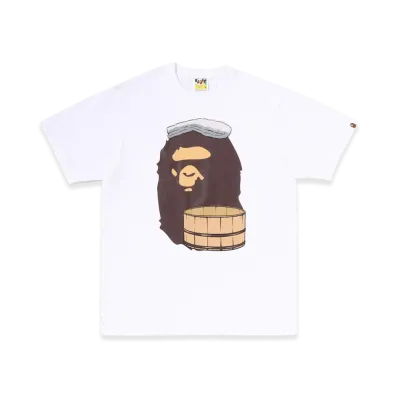 A BATHING APE SENTO Ape Head Tee "White"