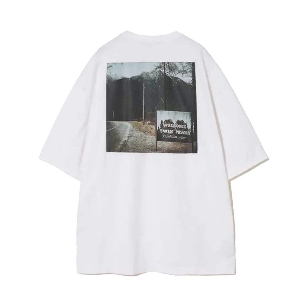 UNDERCOVER Twin Peaks Cotton Wide T-Shirt "White"