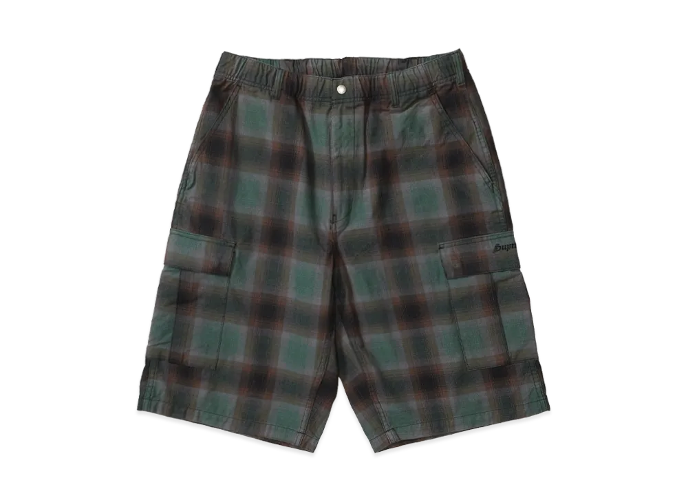 Supreme Shadow Plaid Cargo Short 