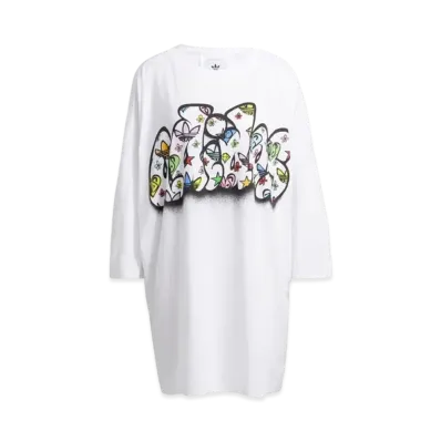 adidas JEREMY SCOTT Scott Tee Dress "White"