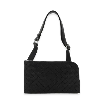 Bottega Veneta Leather Belt Bag "Black"