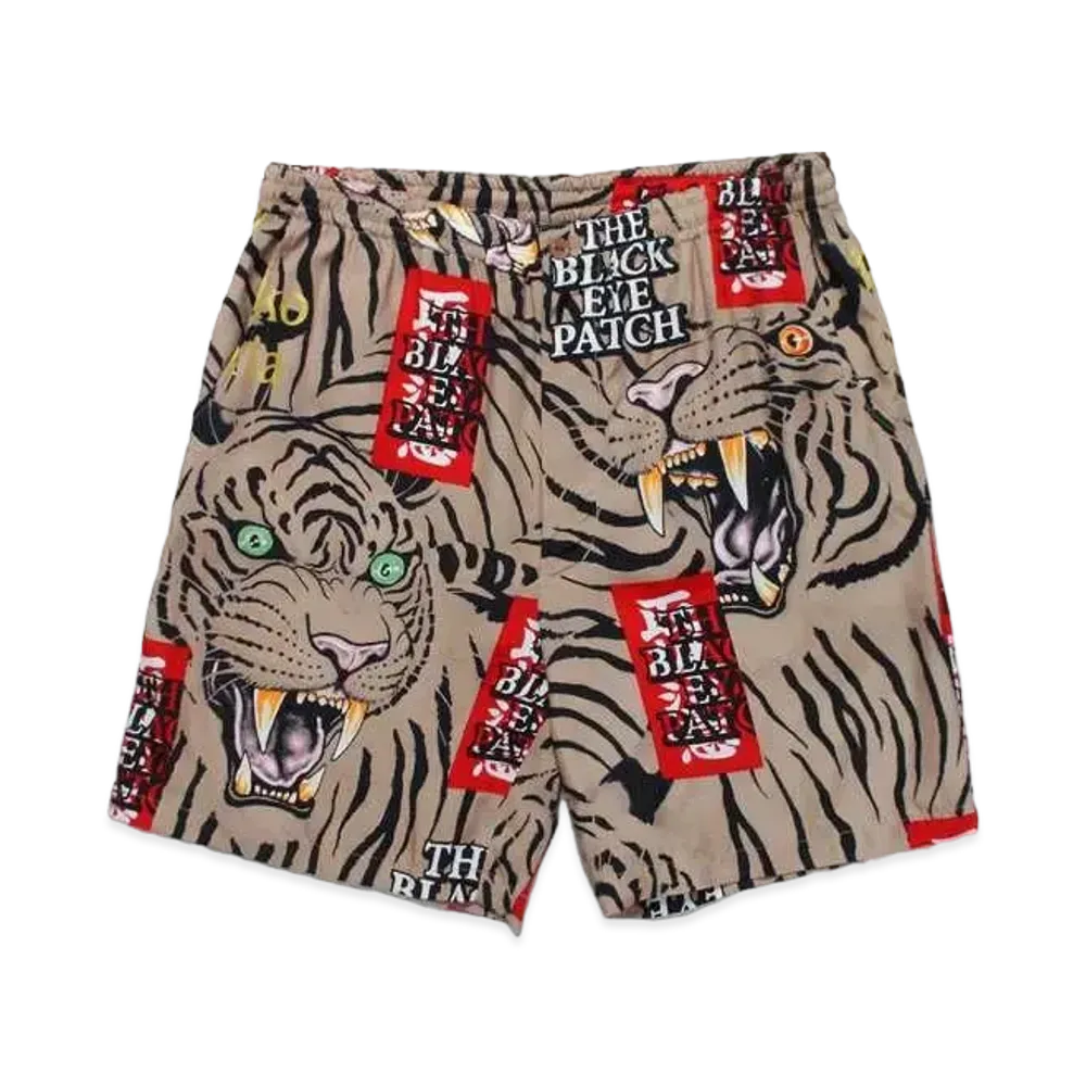 BlackEyePatch WACKO MARIA TIM LEHI Hawaiian Shorts "Beige"