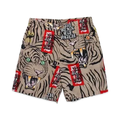 BlackEyePatch WACKO MARIA TIM LEHI Hawaiian Shorts "Beige"