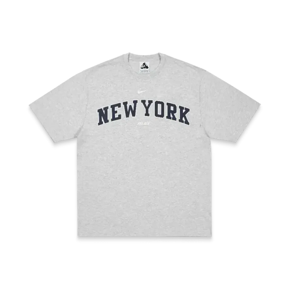 PALACE x Nike Shop T-Shirt New York "Grey Marl"