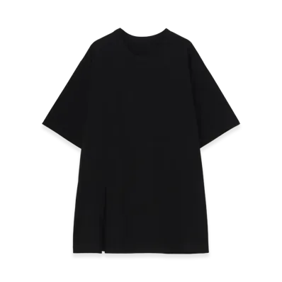 Ground Y Cotton Jersey Jumbo T-Shirt Short Sleeves "Black"