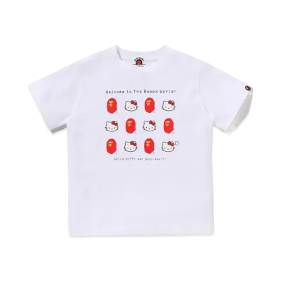 A BATHING APE x Hello Kitty Kids Tee "White"