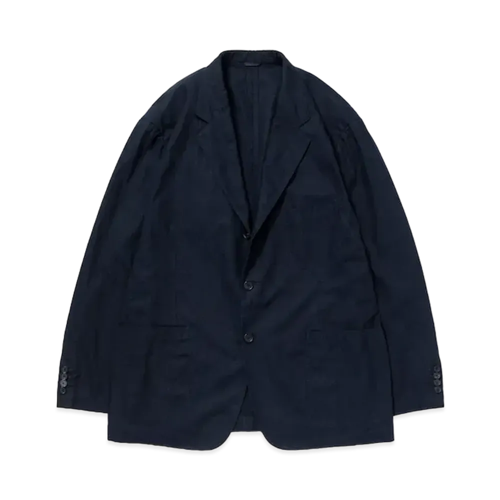 A.PRESSE for everyone Cotton Hemp Jacket "Navy"