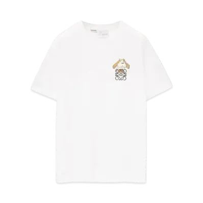LOEWE x Howl's Moving Castle Heen Anagram T-shirt In Cotton "White"