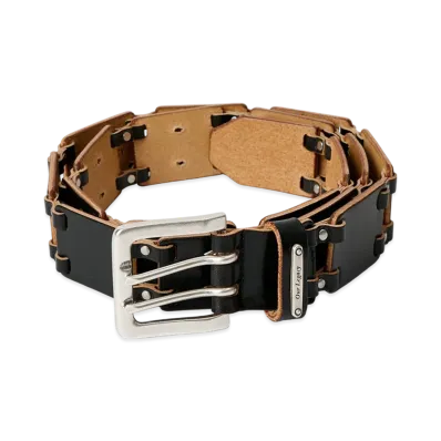 OUR LEGACY Women's Distributed Belt "Black Bridle Leather"