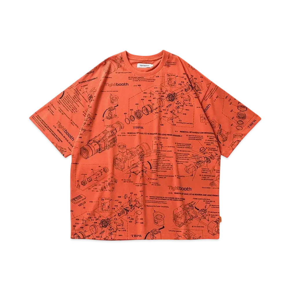 TIGHTBOOTH Analyze T-Shirt "Orange"