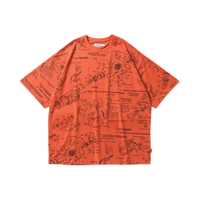 TIGHTBOOTH Analyze T-Shirt "Orange"