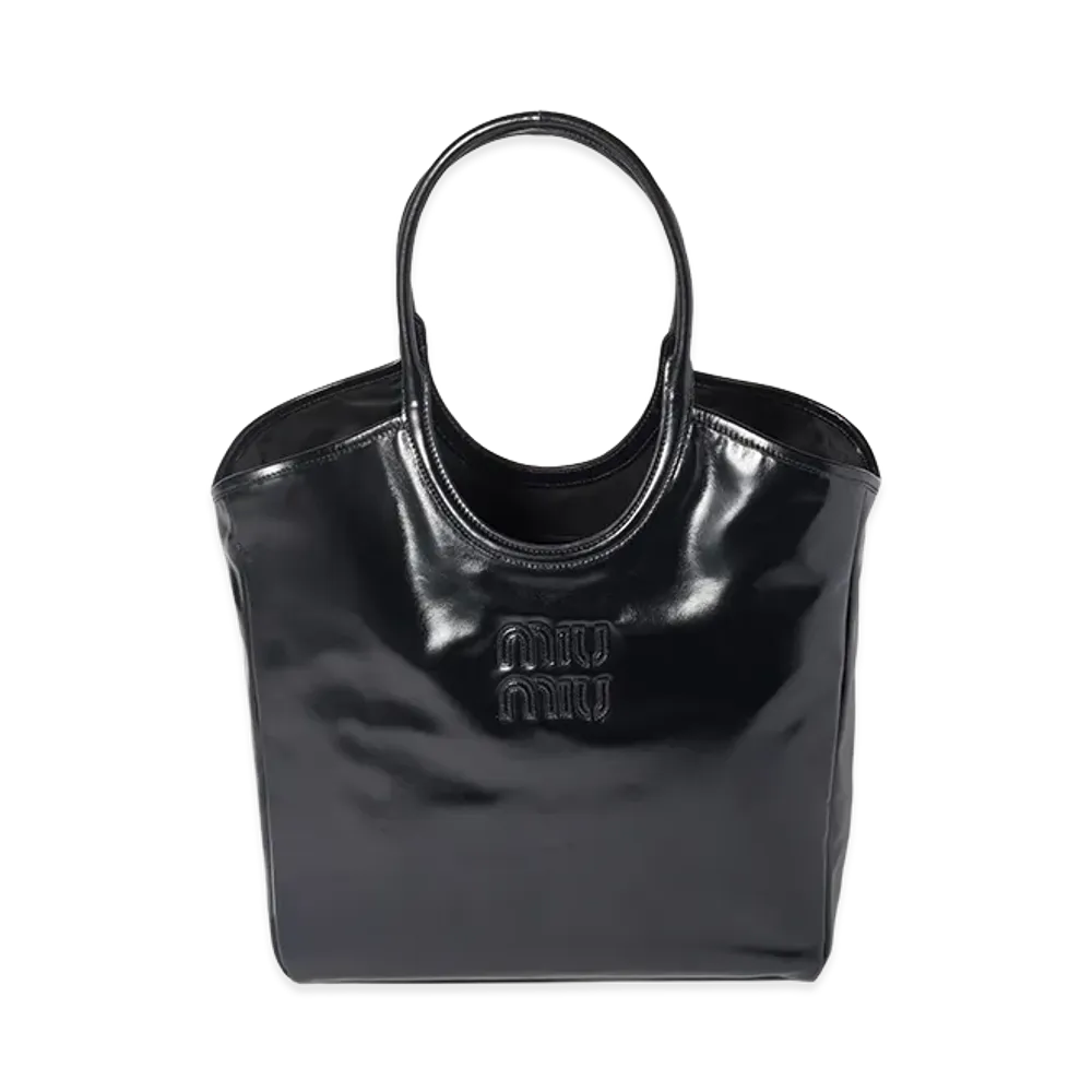 MIU MIU IVY Leather Bag "Black"