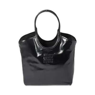 MIU MIU IVY Leather Bag "Black"
