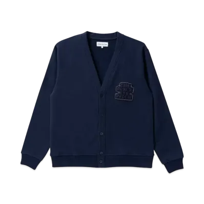 BlackEyePatch OG LABEL SWEAT CARDIGAN "Navy"