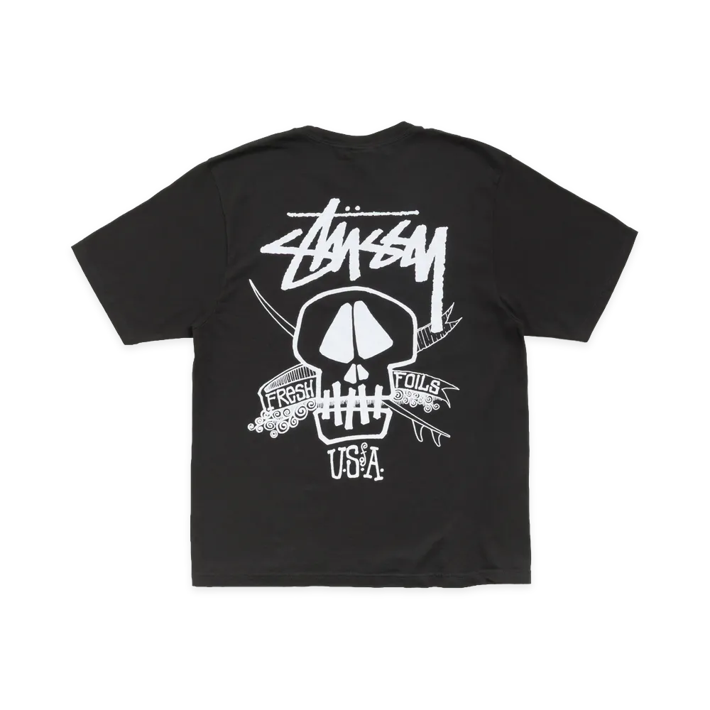 Stussy Fresh Foils Tee "Faded Black"