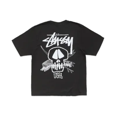 Stussy Fresh Foils Tee "Faded Black"
