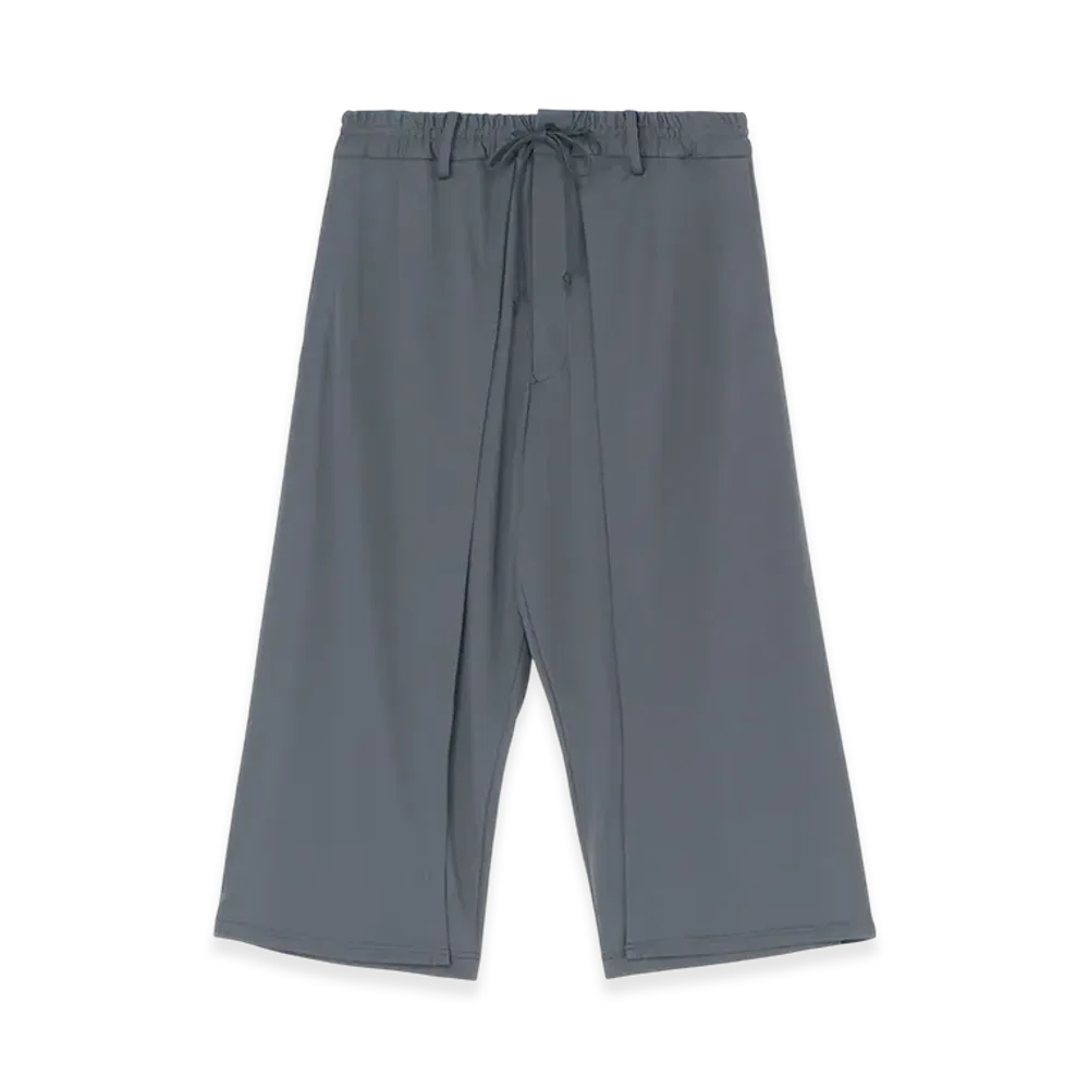 S'YTE High-Gauge Polyester Smooth Jersey Layered Pants "Gray"