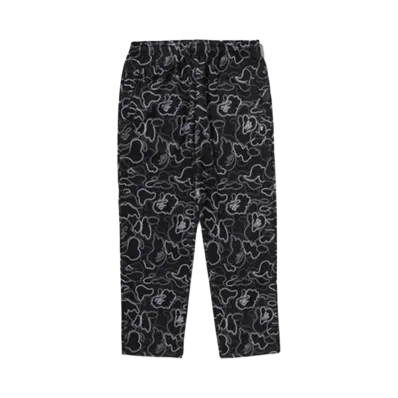 A BATHING APE Neon Camo Relaxed Fit Track Pants "Black"