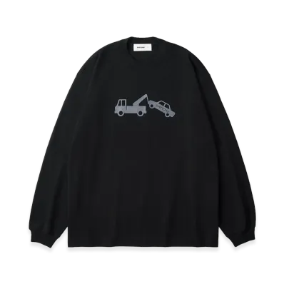 everyone Wrecker Long Sleeve Tee Shirt "Black"