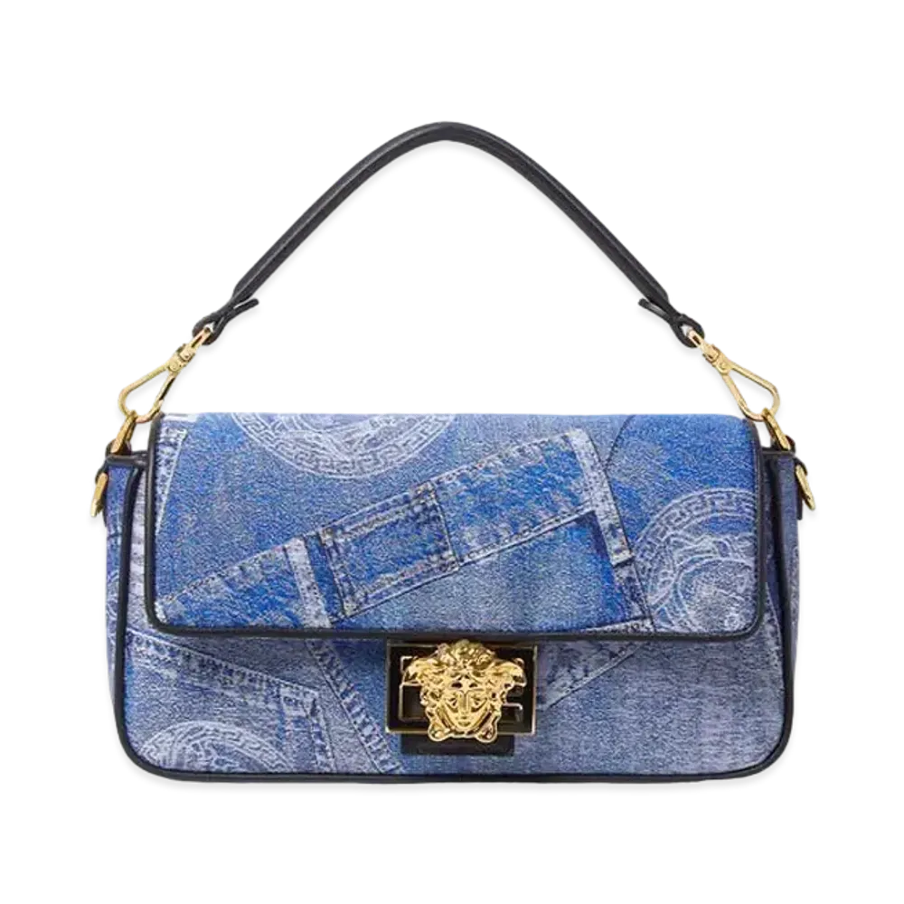 FENDI x Versace Fendace Baguette Shoulder Bag "Blue"