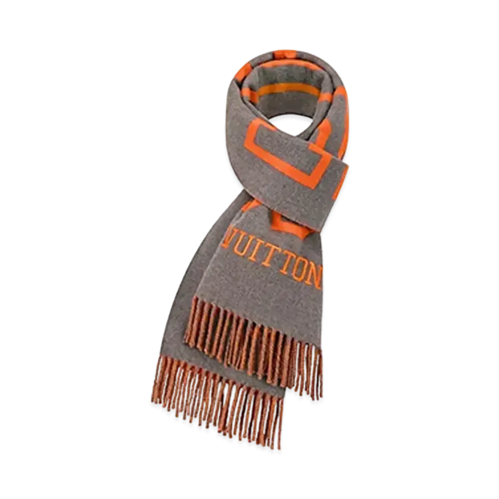 Louis Vuitton Echarpe Cityfluo "Gray/Orange"