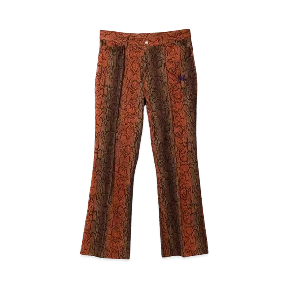 Needles Boot-Cut Jean - Poly Jq. "Python"