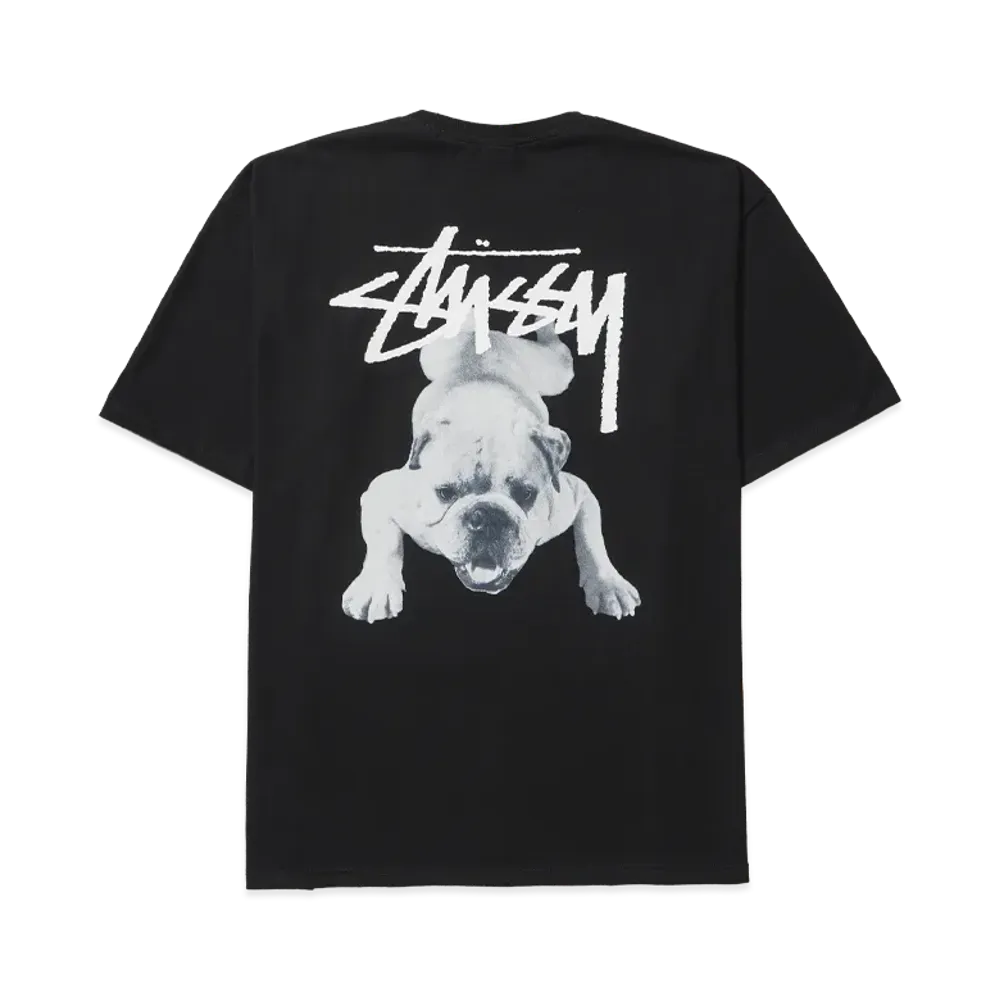 Stussy Stock Dog Tee "Black"