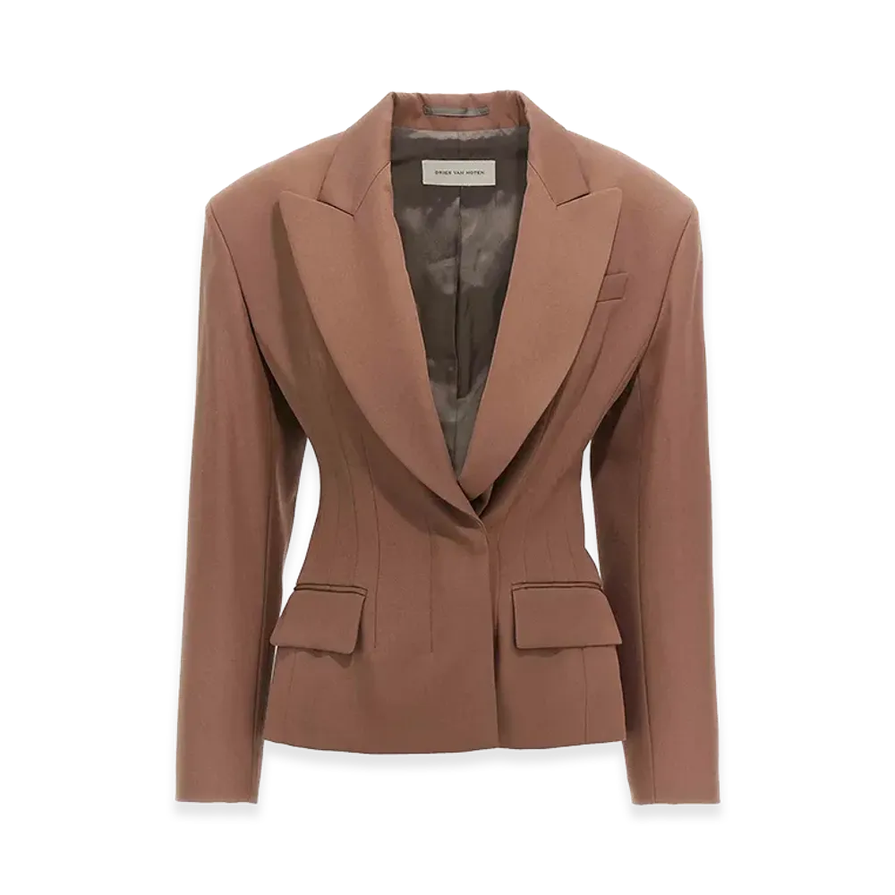 DRIES VAN NOTEN Women's Bohana Blazer "Brown"