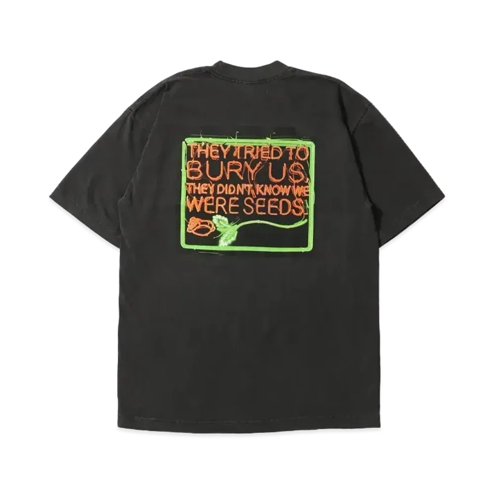 UNION x THE BROAD x PATRICK MARTINEZ Seeds Tee "Faded Black"