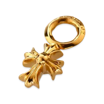 Chrome Hearts 22K #A Stack Charm CH Cross "Gold"