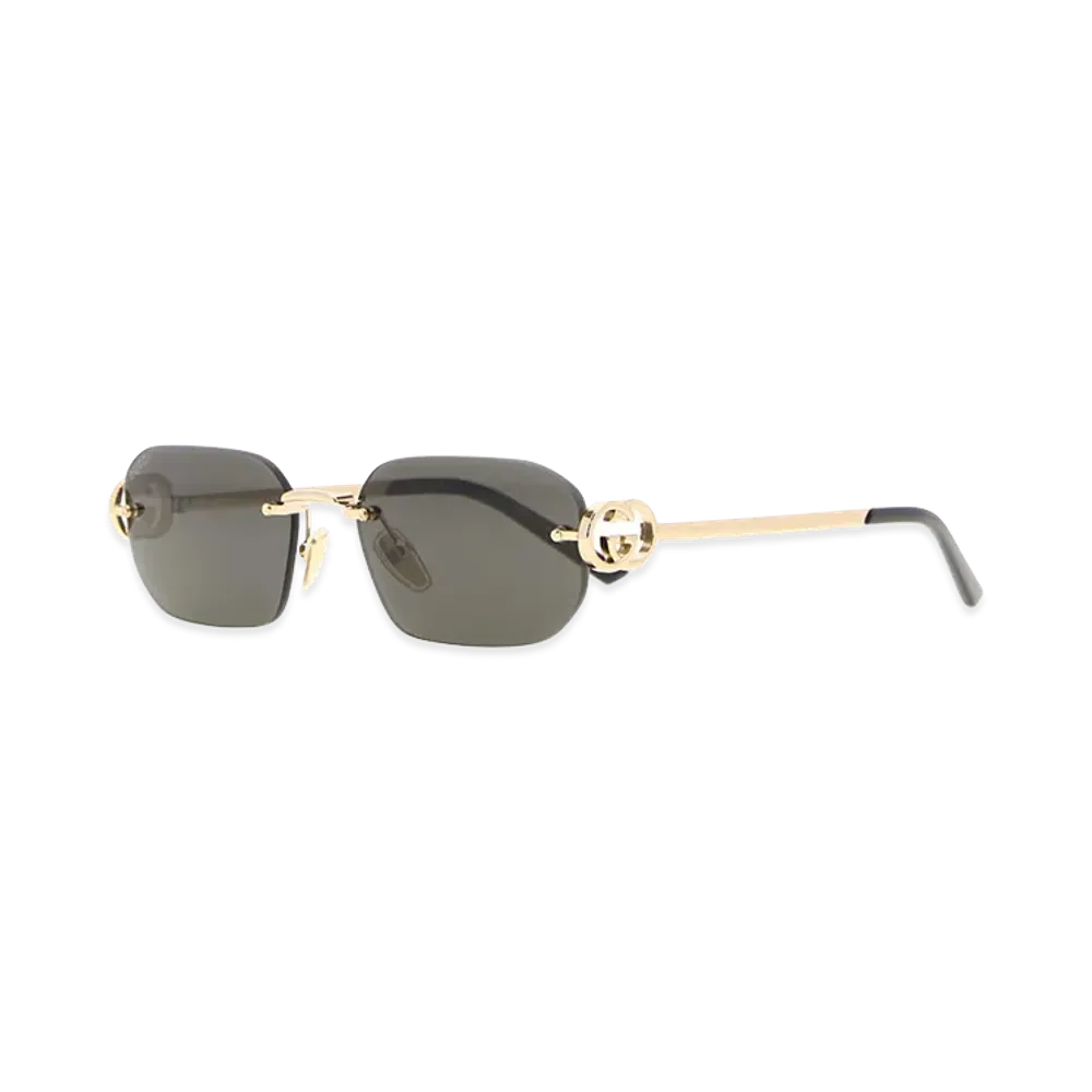 GUCCI Women's Metal Sunglasses "Gold"