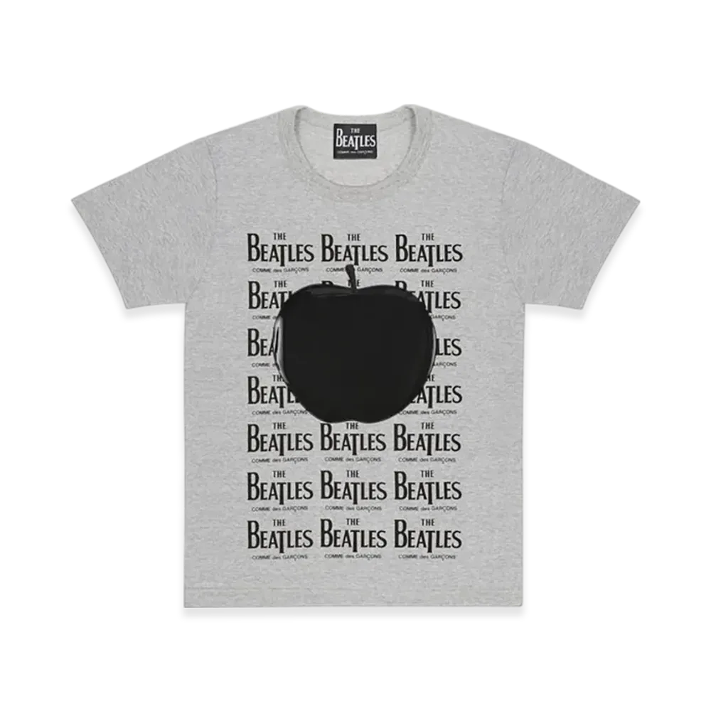 COMME des GARCONS x The Beatles Rubber Printed T-Shirt "Gray"