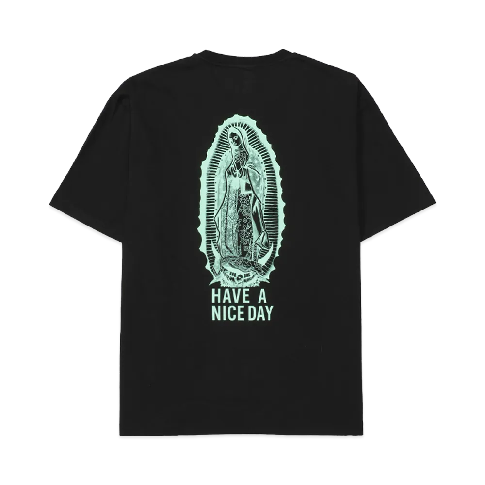 WACKO MARIA Washed Heavy Weight Crew Neck T-Shirt (Type-2) "Black"