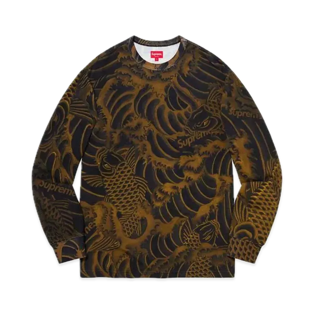 Supreme Waves L/S Top "Black"