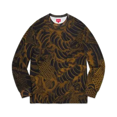 Supreme Waves L/S Top "Black"