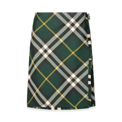 Burberry Women's Wool Skirt "Green"