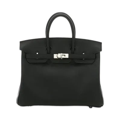 Hermes Birkin Swift Leather "Noir/Silver"