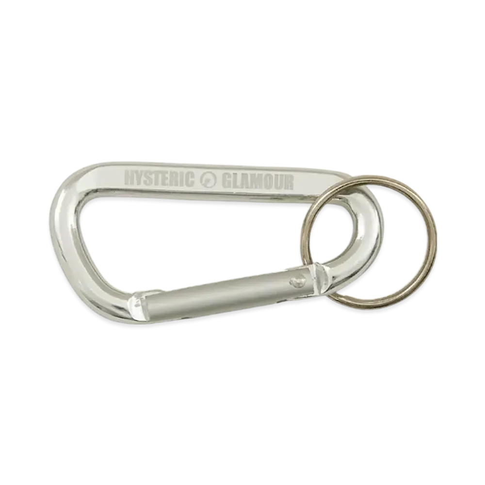 HYSTERIC GLAMOUR Circle Girl Carabiner M "Silver"